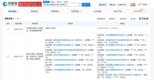 浙江省大數(shù)據(jù)聯(lián)合計算中心資本實力躍升，增資至1.1億元加速網(wǎng)絡與信息安全軟件開發(fā)
